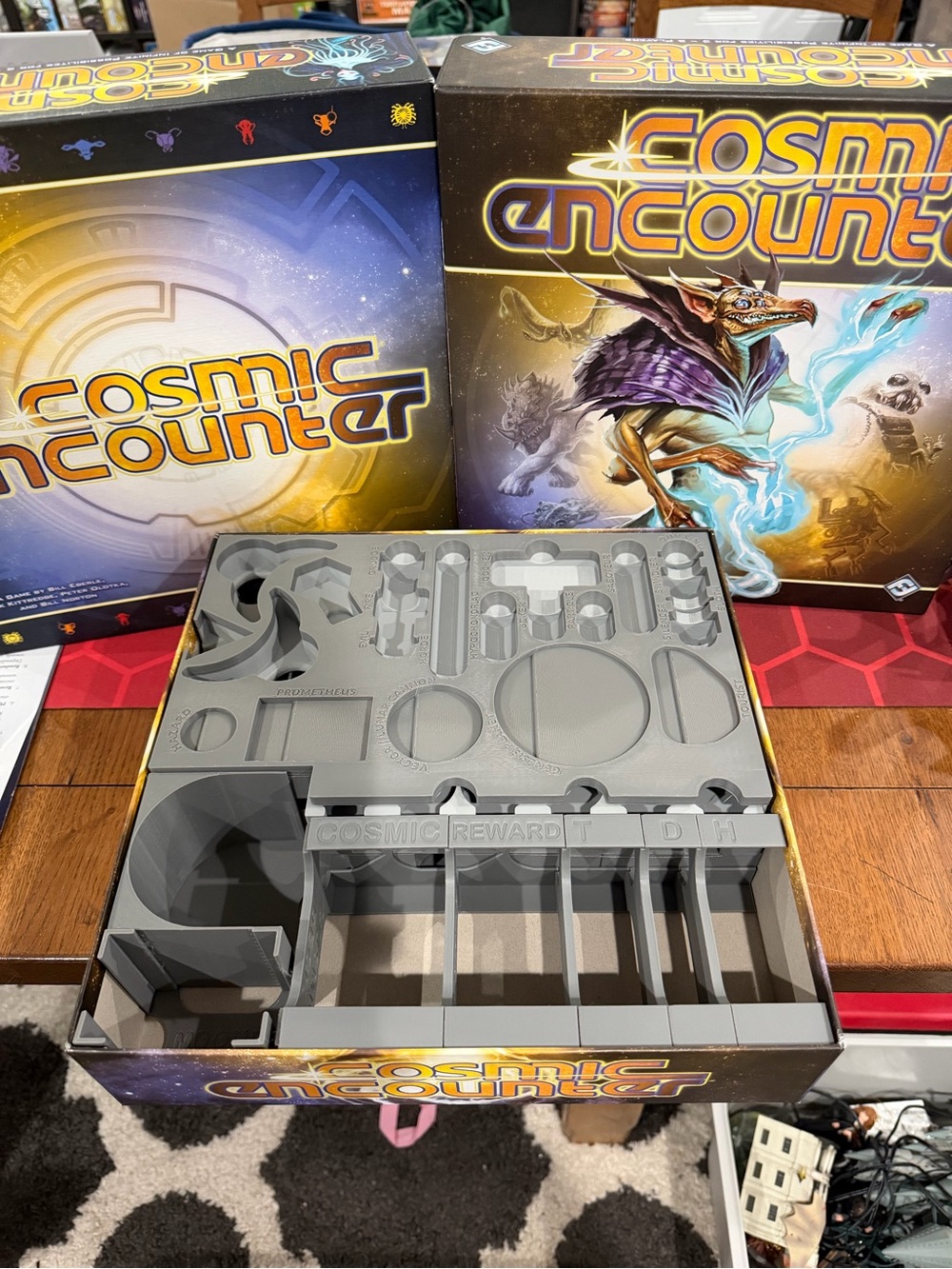 Cosmic Encounter Board Game Organizer Insert - Gray